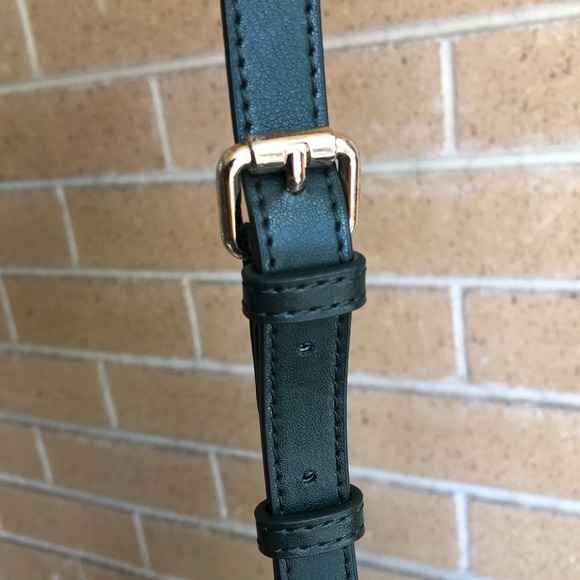 Smith & Canova green leather round crossbody bag - Picture 6 of 6